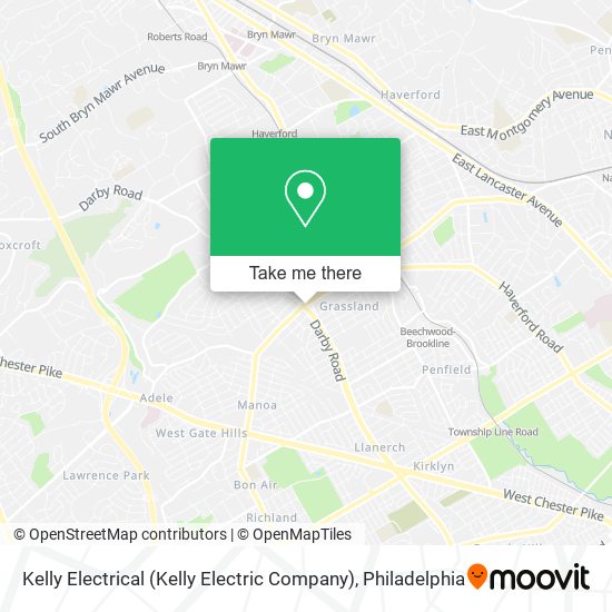 Mapa de Kelly Electrical (Kelly Electric Company)