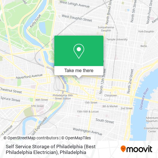 Self Service Storage of Philadelphia (Best Philadelphia Electrician) map