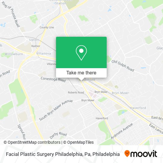 Facial Plastic Surgery Philadelphia, Pa map