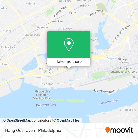 Mapa de Hang Out Tavern