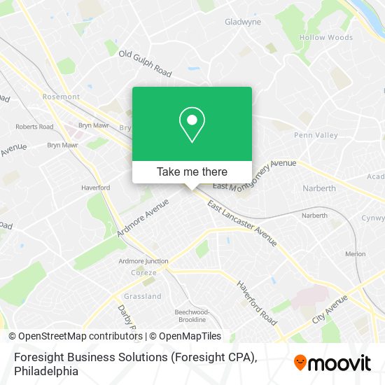 Mapa de Foresight Business Solutions (Foresight CPA)