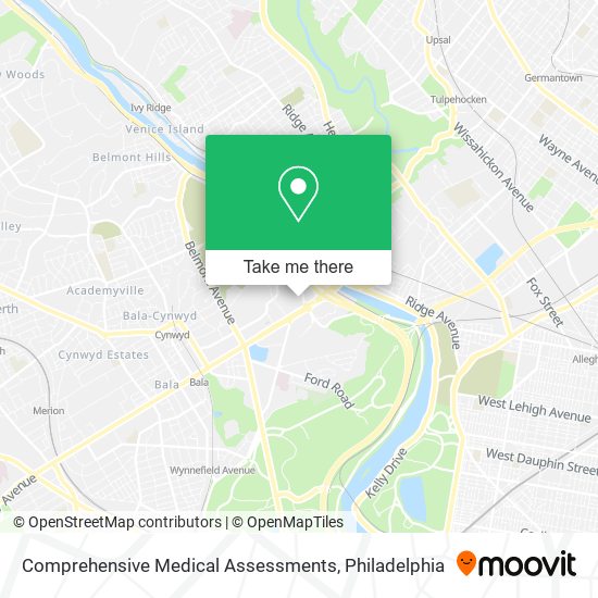 Comprehensive Medical Assessments map