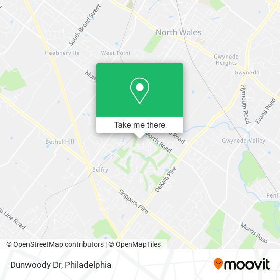 Dunwoody Dr map