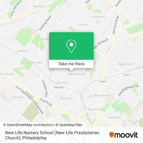 Mapa de New Life Nursery School (New Life Presbyterian Church)