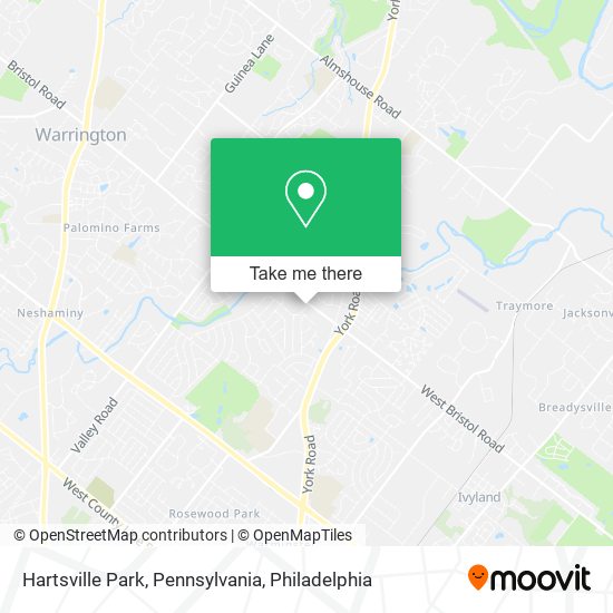 Mapa de Hartsville Park, Pennsylvania