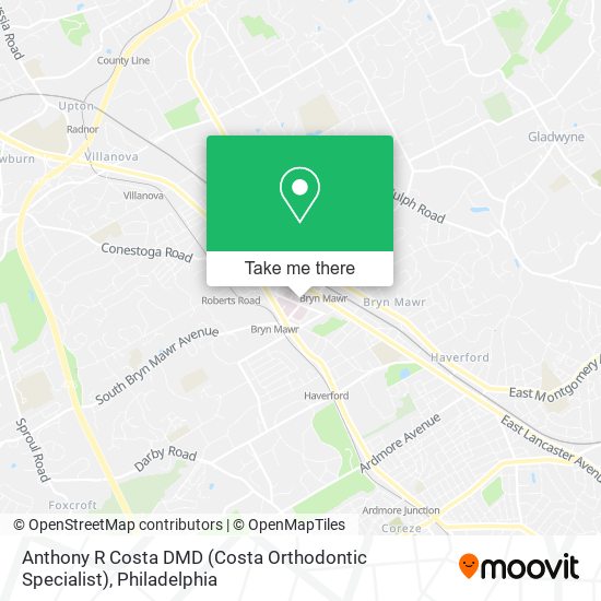 Anthony R Costa DMD (Costa Orthodontic Specialist) map