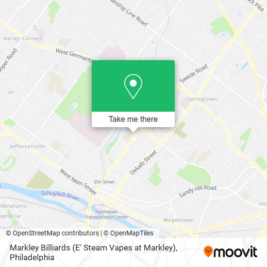 Markley Billiards (E' Steam Vapes at Markley) map