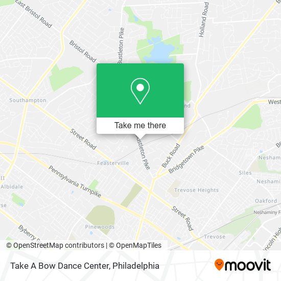 Take A Bow Dance Center map