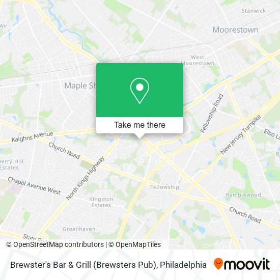Brewster's Bar & Grill (Brewsters Pub) map