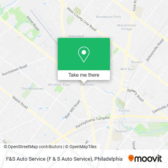 F&S Auto Service map