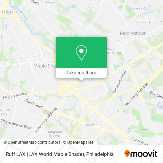 Mapa de Ruff LAX (LAX World Maple Shade)