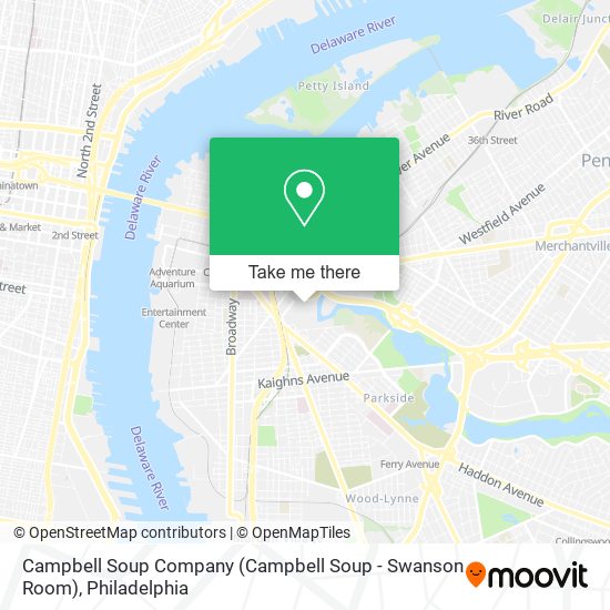 Mapa de Campbell Soup Company (Campbell Soup - Swanson Room)
