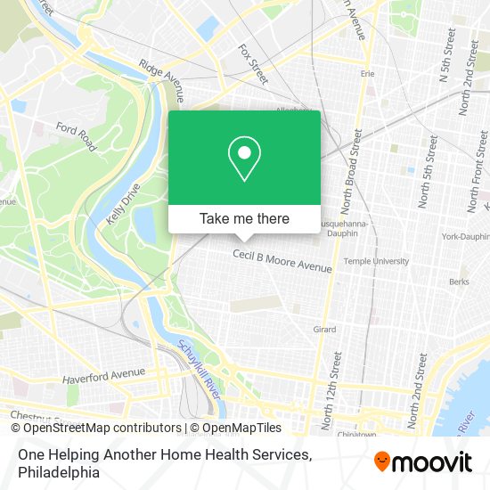 One Helping Another Home Health Services map