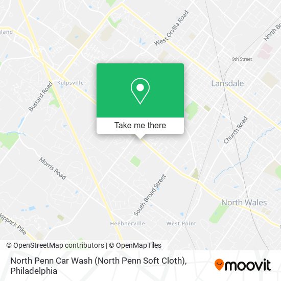 Mapa de North Penn Car Wash (North Penn Soft Cloth)