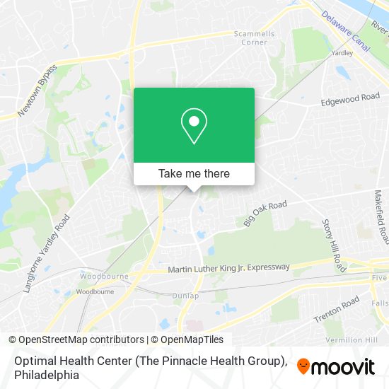 Optimal Health Center (The Pinnacle Health Group) map