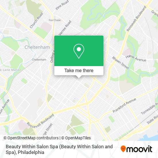 Mapa de Beauty Within Salon Spa