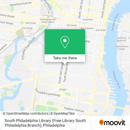 Mapa de South Philadelphia Library (Free Library South Philadelphia Branch)