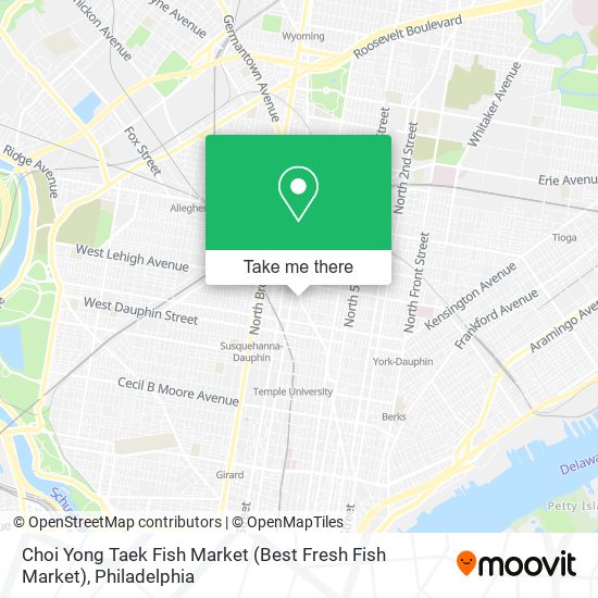 Mapa de Choi Yong Taek Fish Market (Best Fresh Fish Market)