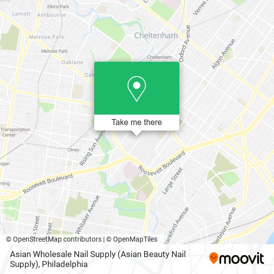 Asian Wholesale Nail Supply map