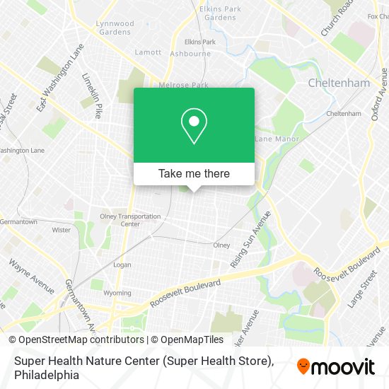 Super Health Nature Center (Super Health Store) map