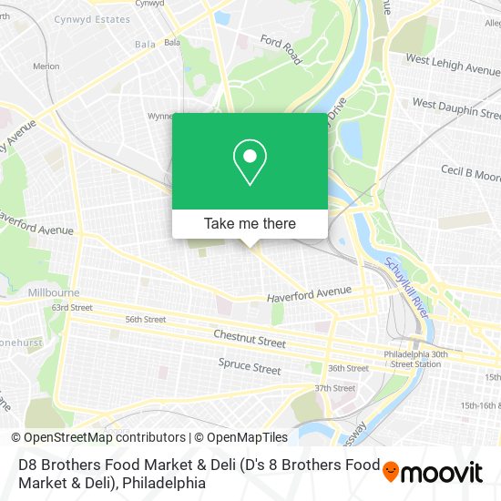 Mapa de D8 Brothers Food Market & Deli (D's 8 Brothers Food Market & Deli)