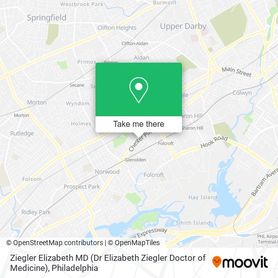 Ziegler Elizabeth MD (Dr Elizabeth Ziegler Doctor of Medicine) map