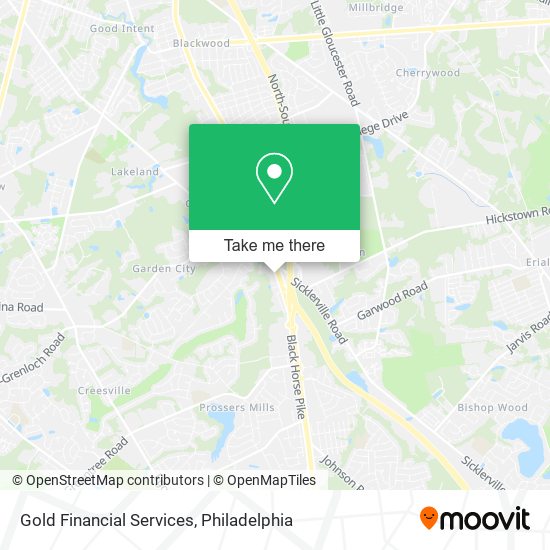 Gold Financial Services map