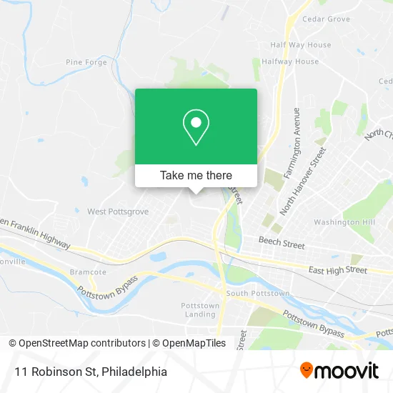 11 Robinson St map