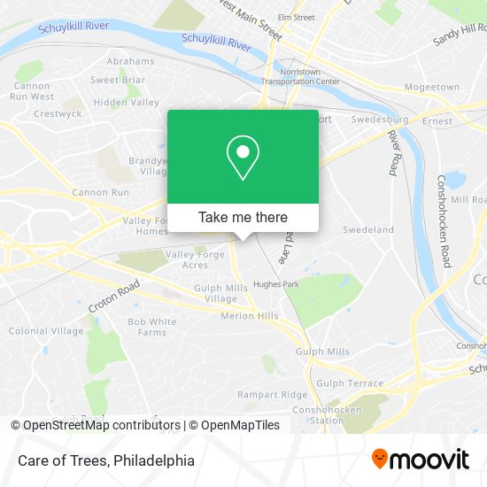Care of Trees map