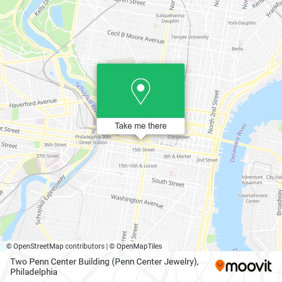 Mapa de Two Penn Center Building (Penn Center Jewelry)