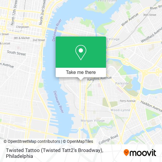 Twisted Tattoo (Twisted Tatt2's Broadway) map