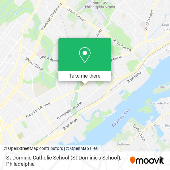 St Dominic Catholic School map