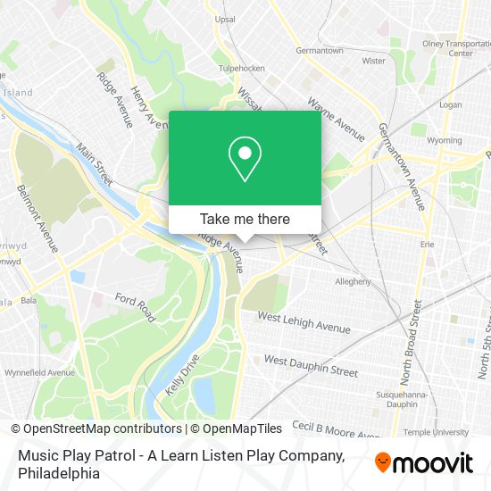 Music Play Patrol - A Learn Listen Play Company map