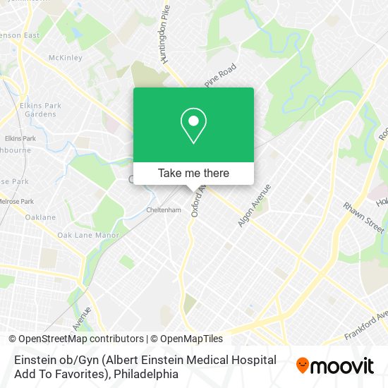 Einstein ob / Gyn (Albert Einstein Medical Hospital Add To Favorites) map