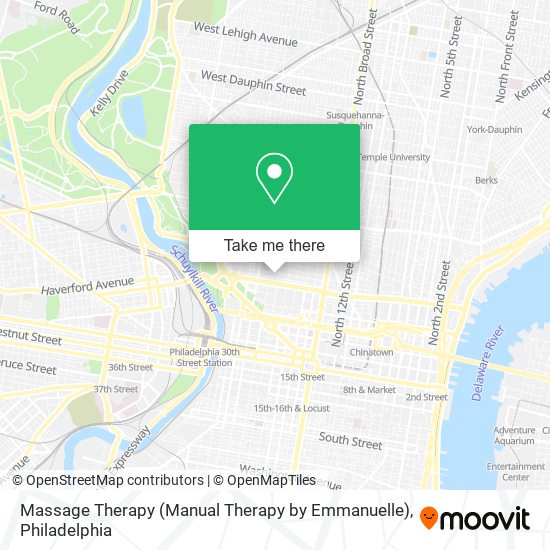 Massage Therapy (Manual Therapy by Emmanuelle) map