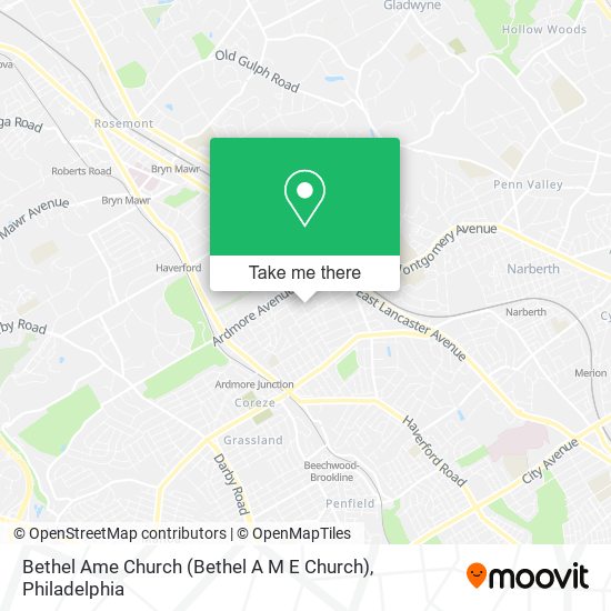 Mapa de Bethel Ame Church (Bethel A M E Church)