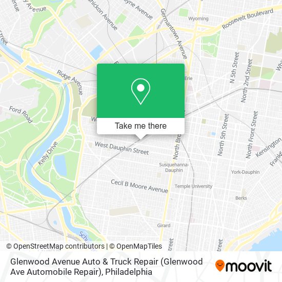 Glenwood Avenue Auto & Truck Repair (Glenwood Ave Automobile Repair) map