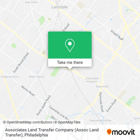 Associates Land Transfer Company (Assoc Land Transfer) map