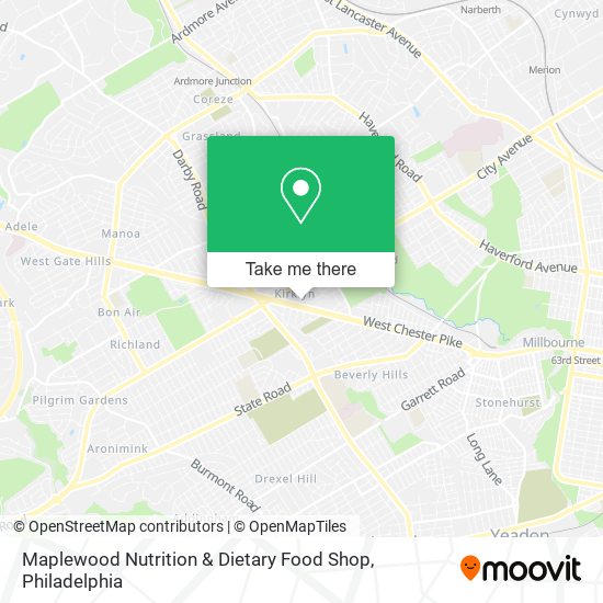 Maplewood Nutrition & Dietary Food Shop map