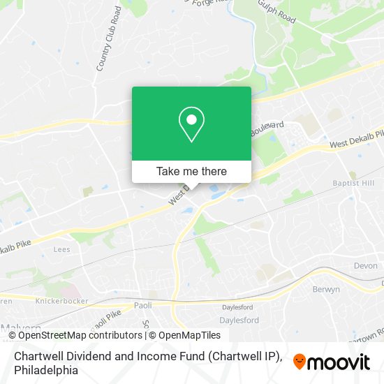 Mapa de Chartwell Dividend and Income Fund (Chartwell IP)