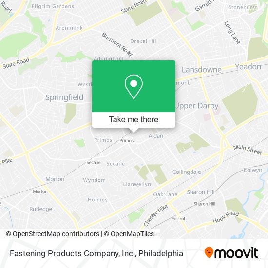 Fastening Products Company, Inc. map