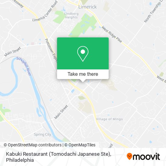Mapa de Kabuki Restaurant (Tomodachi Japanese Ste)