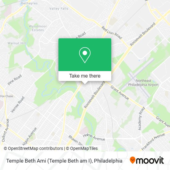 Temple Beth Ami (Temple Beth am I) map