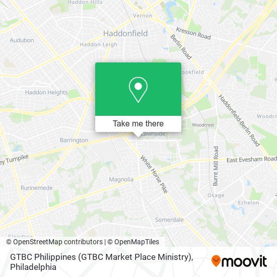 Mapa de GTBC Philippines (GTBC Market Place Ministry)