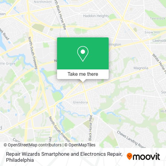 Repair Wizards Smartphone and Electronics Repair map