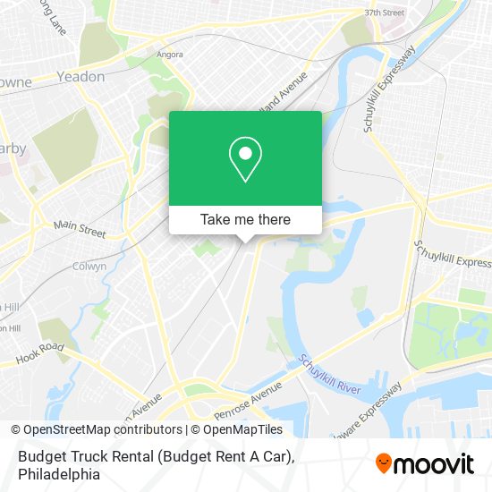 Budget Truck Rental (Budget Rent A Car) map