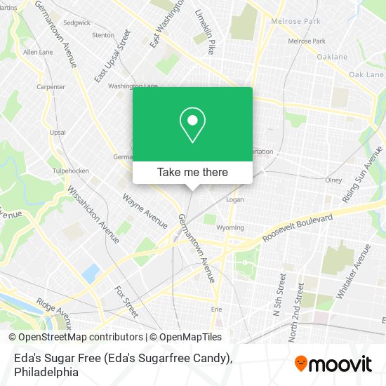 Mapa de Eda's Sugar Free (Eda's Sugarfree Candy)