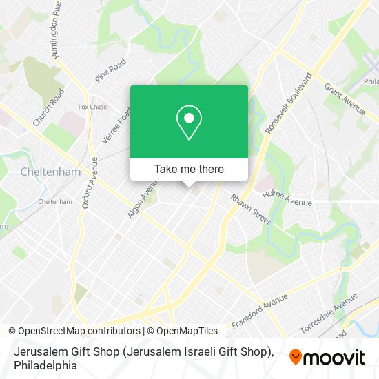 Mapa de Jerusalem Gift Shop