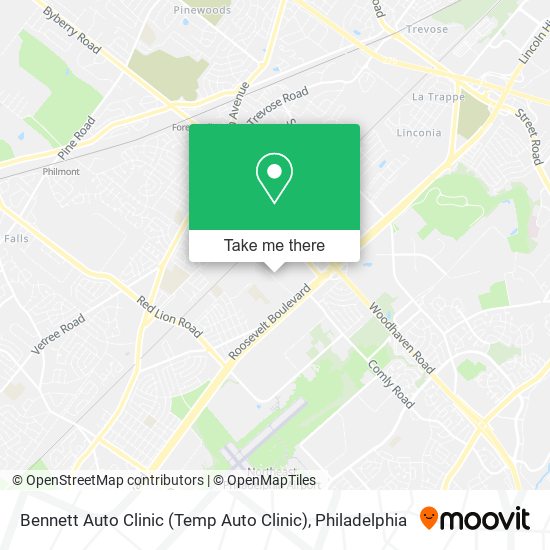 Bennett Auto Clinic (Temp Auto Clinic) map