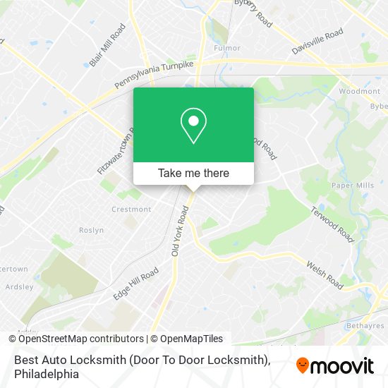 Mapa de Best Auto Locksmith (Door To Door Locksmith)